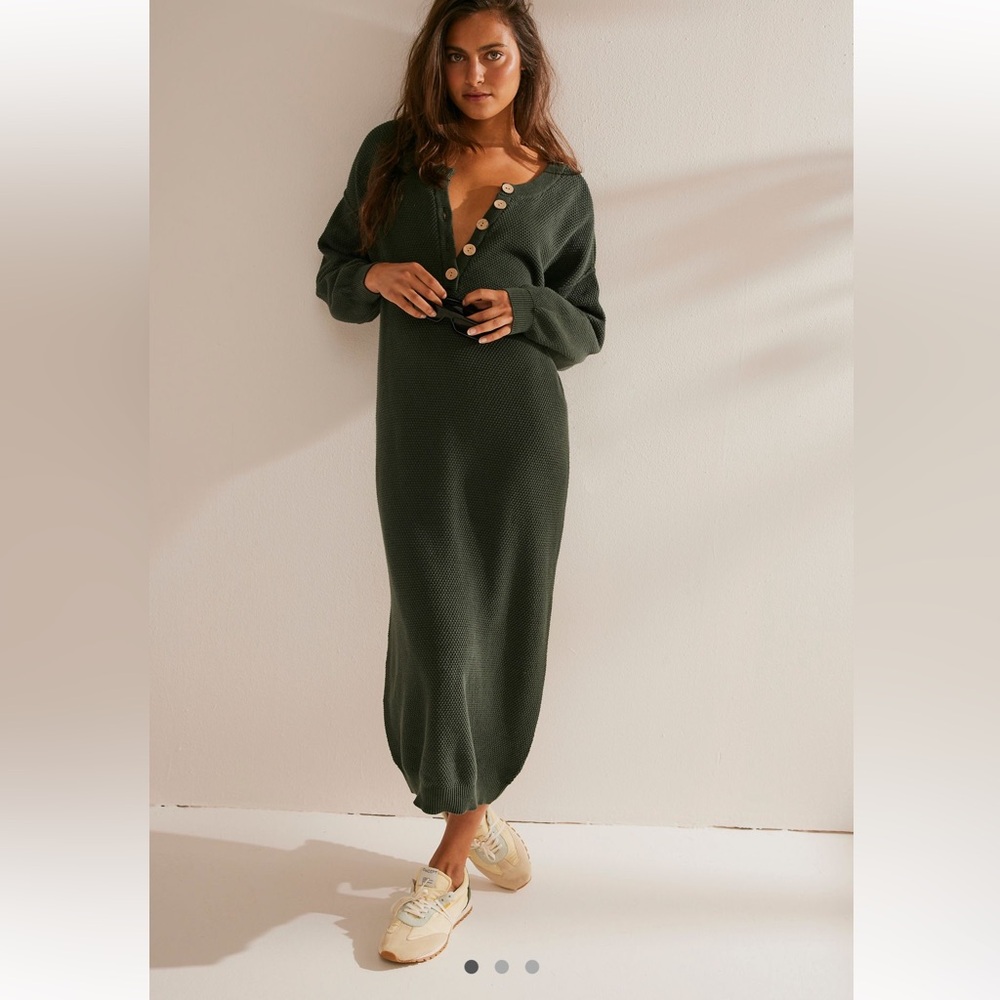 Hailee sweater midi dress Free People